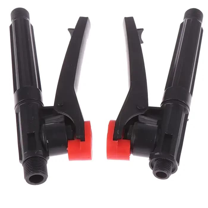 Pièces de poignée de pulvérisation de pistolet à gâchette noir + rouge, pour l'élimination des mauva