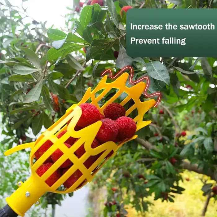 Panier de jardin en plastique multicolore, tête de cueillette de fruits, outil de cueillette de frui