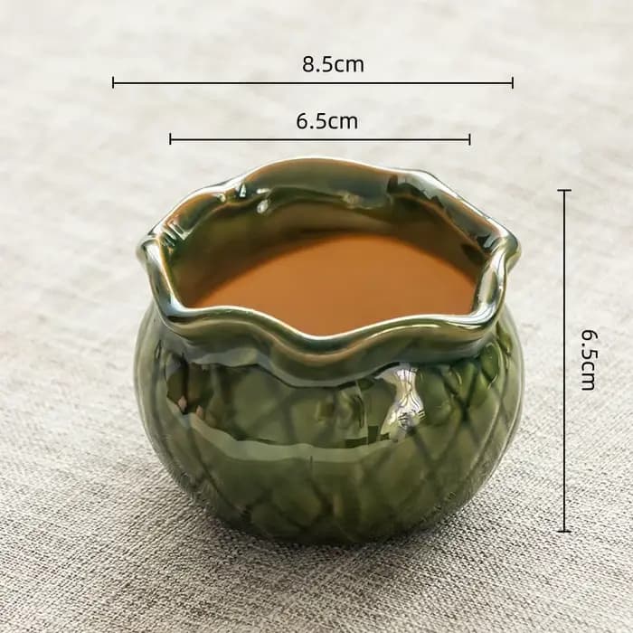 Pot de fleurs en céramique grand bouton de fleur forme Vase