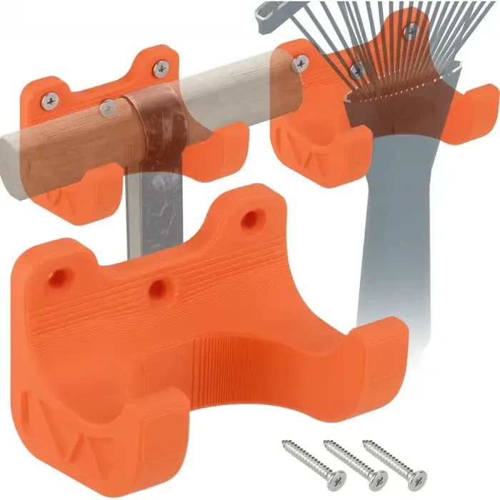 Porte-outils de jardin 3 pièces, crochet mural, organisateur de rangement de Garage robuste adapté aux râteaux/pelles/marres, support suspendu d'atelier