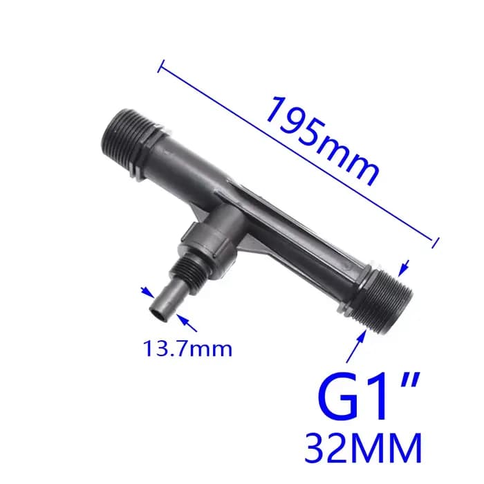Tube d'irrigation Venturi 1/2 "3/4" 1 "1.5 "filetage mâle Agriculture Venturi injecteur d'engrais ro