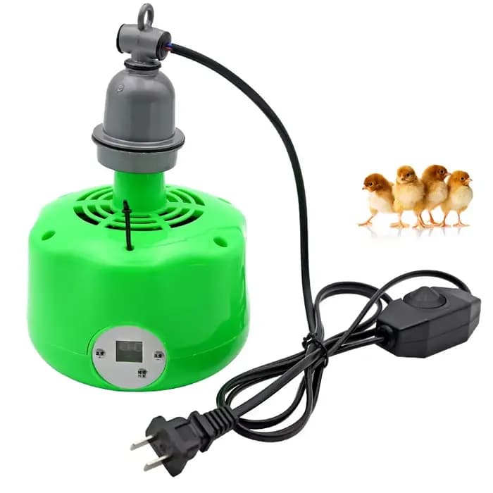Lampe chauffante pour animaux de compagnie, lumière chaude pour poulet, régulateur de température th