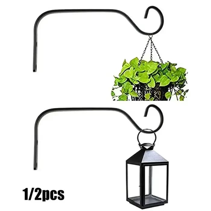 Crochet de Pot de fleur en métal, supports de panier suspendu, cintre pour plantes de jardin, croche