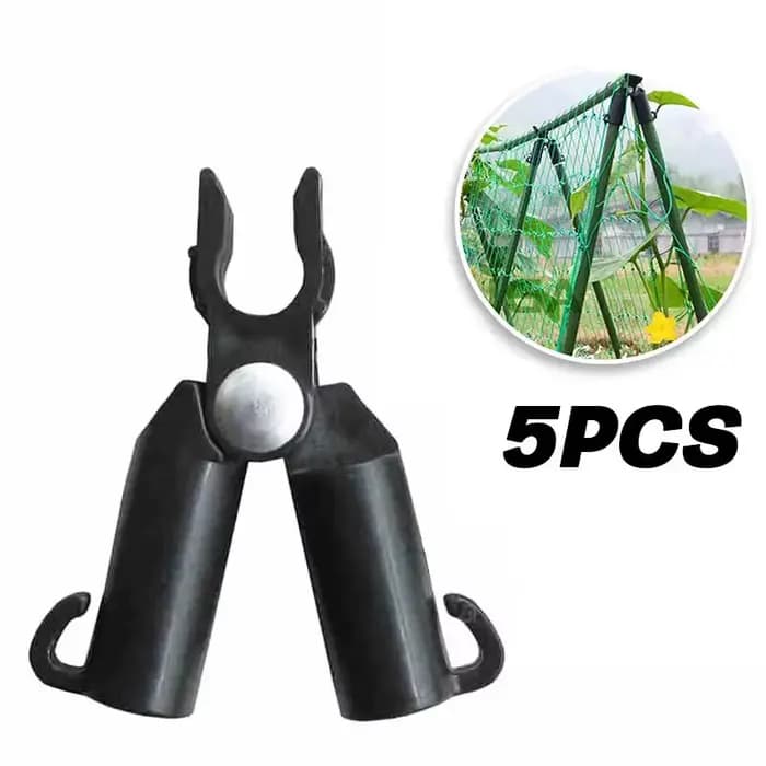 5 pièces Support de plante auvent pilier accessoires un Clip rapidement jardin en acier escalade vig