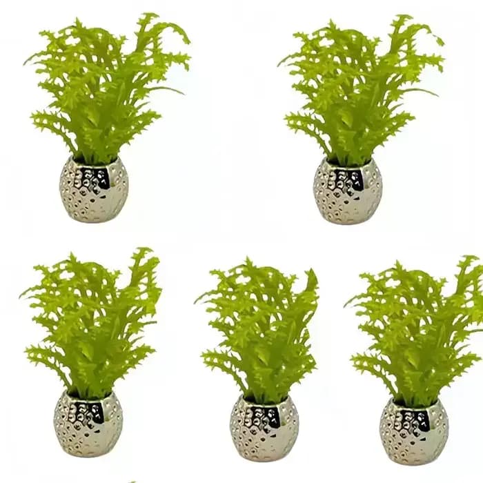 Mini plantes vertes en pot pour maison de poupée 1:12, modèle de simulation de jardin, cour, micro-s