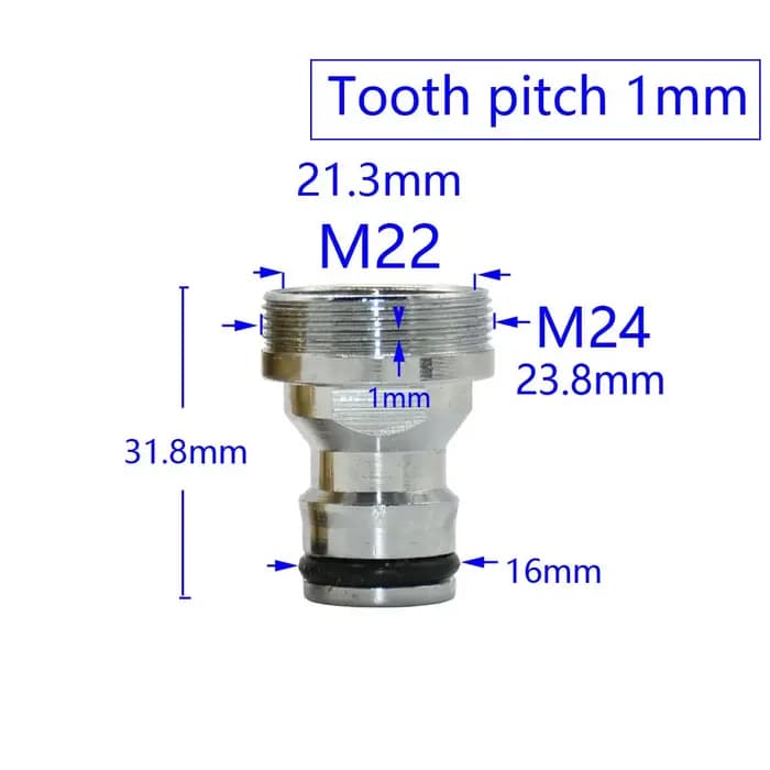 Coupleur de robinet d'eau M16 M18 M20 M22 M24 M28