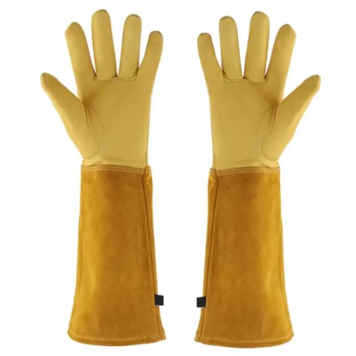 1 paire de gants de jardinage robustes pour la taille des roses, résistants aux épines, à manches longues, pour le travail et la soudure