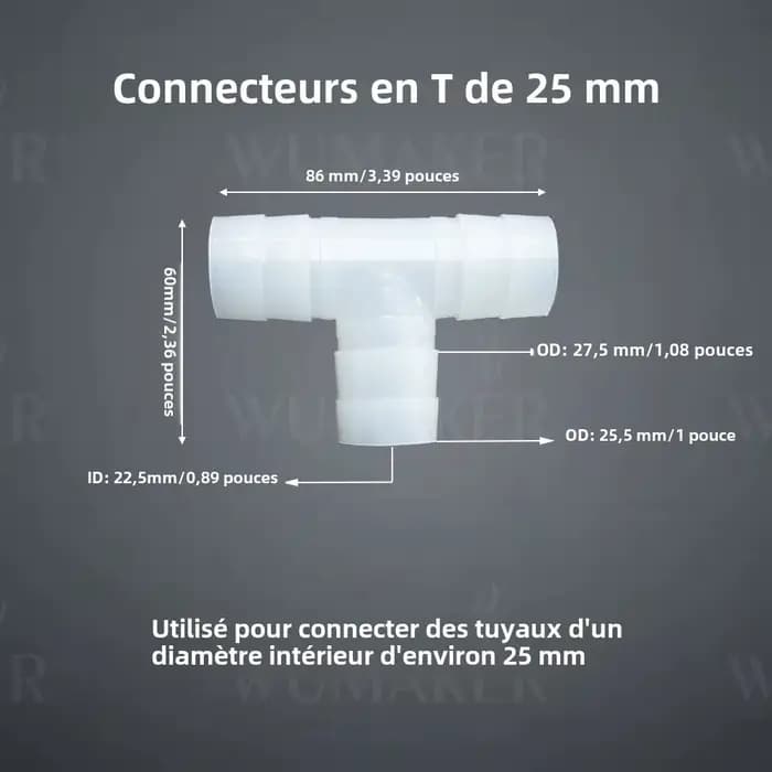 Connecteurs en T de Style T