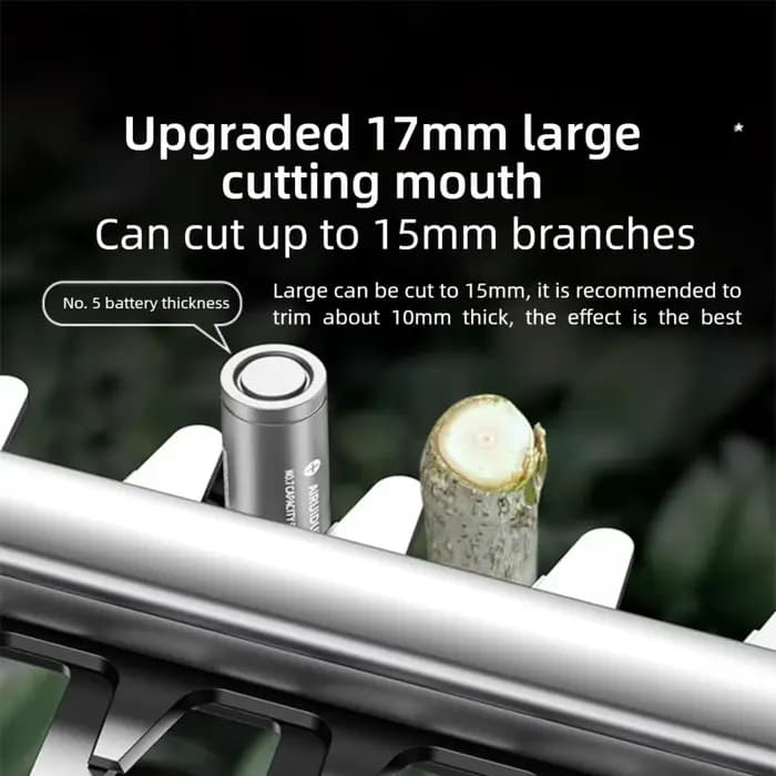 Taille-haie électrique sans balais, 8.0ah, double bord, ciseaux de coupe rechargeables, outils de cueillette