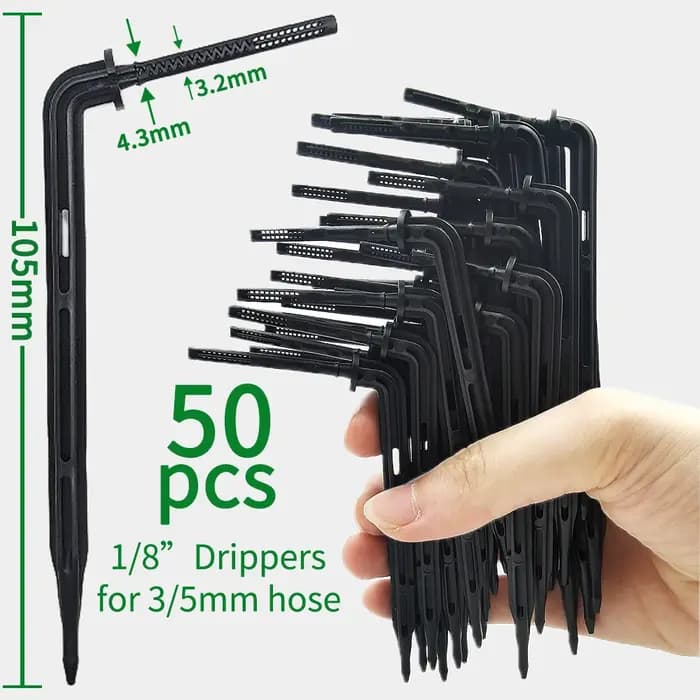 Kit de micro goutteurs d'irrigation à flèche courbée