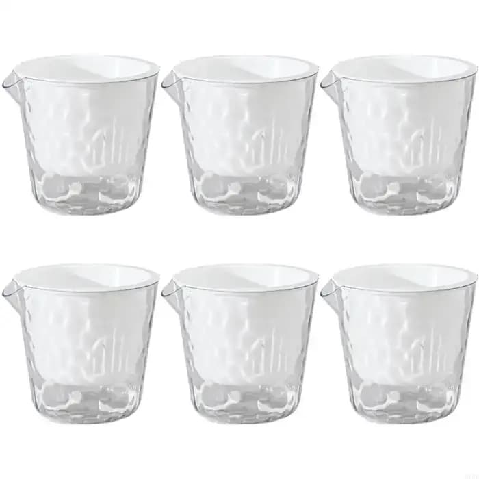 Paquet 6 porte-fleurs en plastique avec fonction d'arrosage automatique pour fleurs petits buissons d'intérieur B03E
