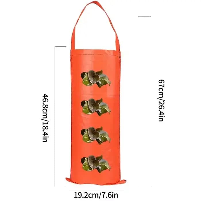 Sac de plantation vertical pour fraises à 4/6/8/10 trous