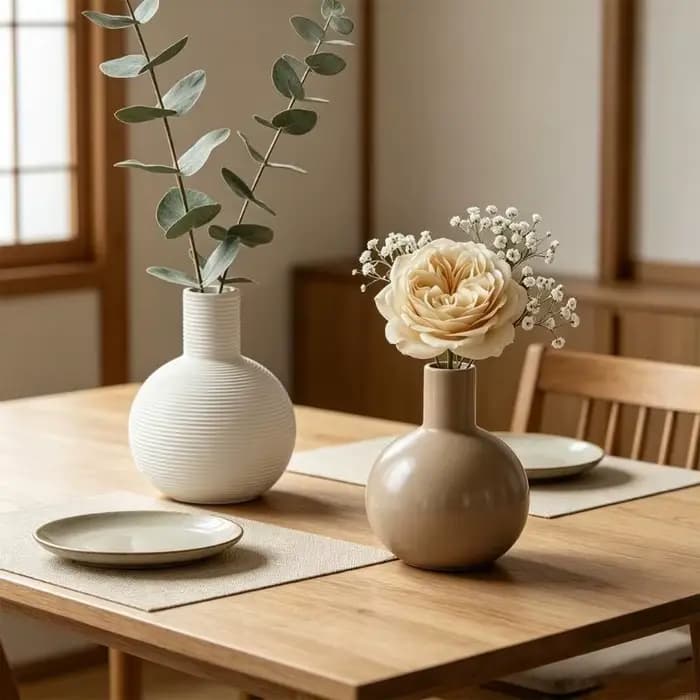 Vases décoratifs en céramique pour centres table