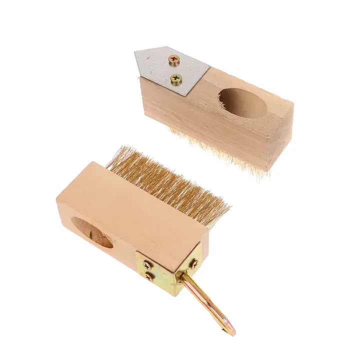 【Nice】Brosse à désherber en fil métallique pour jardin, outil de désherbage manuel réglable - Convient pour le nettoyage des terrasses, des balcons et des trottoirs | Brosse métallique