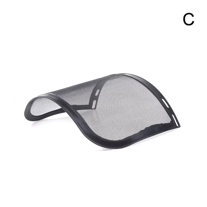 Casque de sécurité pour débroussailleuse avec masque de protection intégral en maille pour la forêt