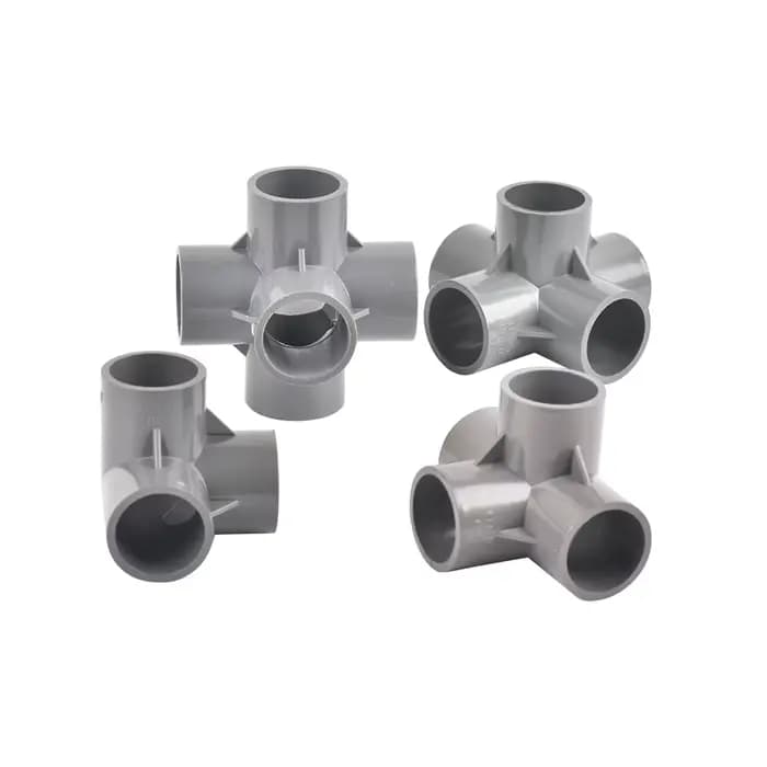 Connecteur tridimensionnel en Pvc, diamètre intérieur 20/25/32mm, 3 voies/4 voies/5 voies, raccords