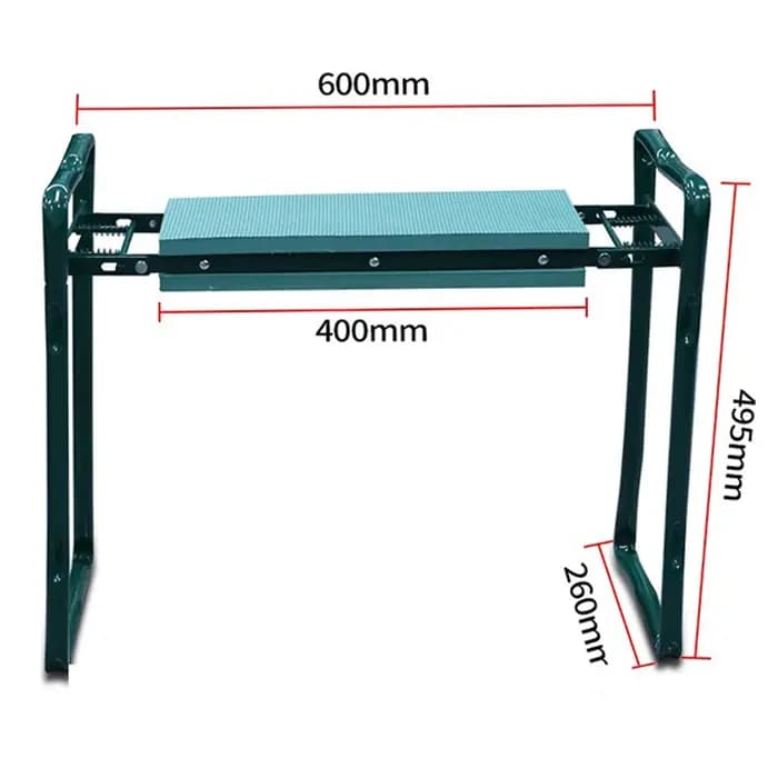 Tapis de jardinage à 3 poches avec poche de rangement