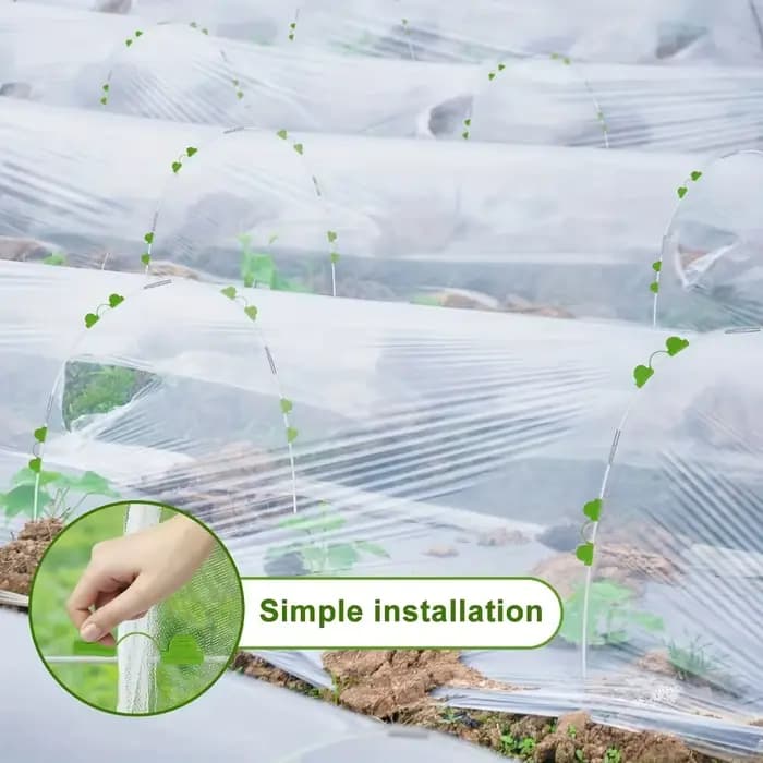 Arceaux de serre 2026 adaptés aux tunnels végétaux plus larges, cadres de soutien en fibre de verre antirouille et supports de jardinage pour plantes