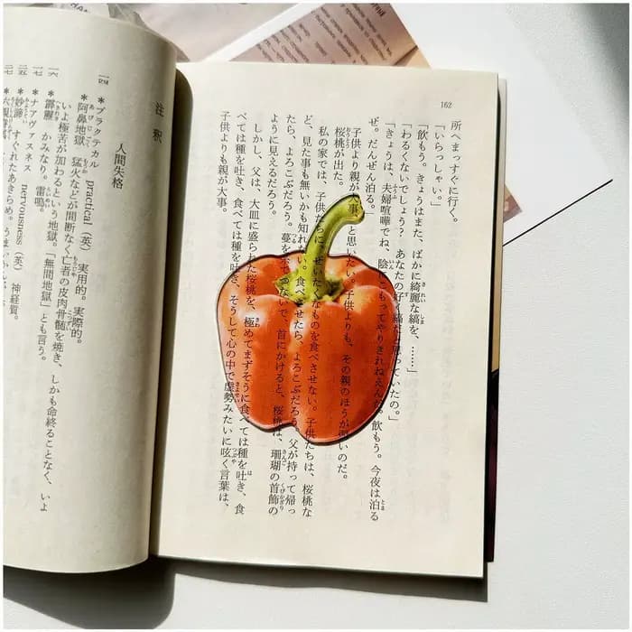 Marque-page créatif en forme de légume, fonctionnel, transparent, en acrylique, aux couleurs vives, pour fournitures scolaires et DIY