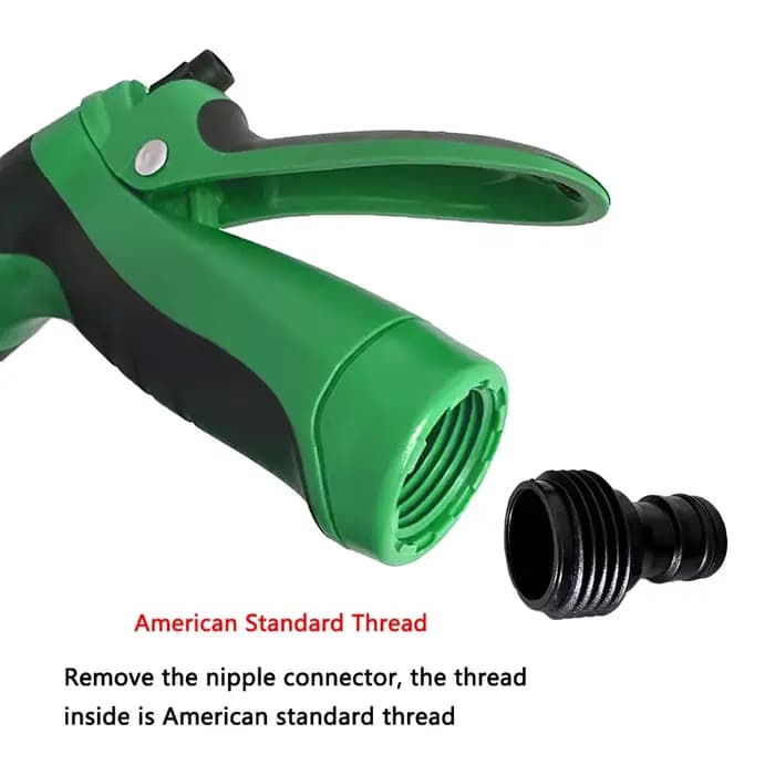 Pistolet d'arrosage de jardin à haute pression, pour lavage de voiture, tuyau d'eau domestique, buse