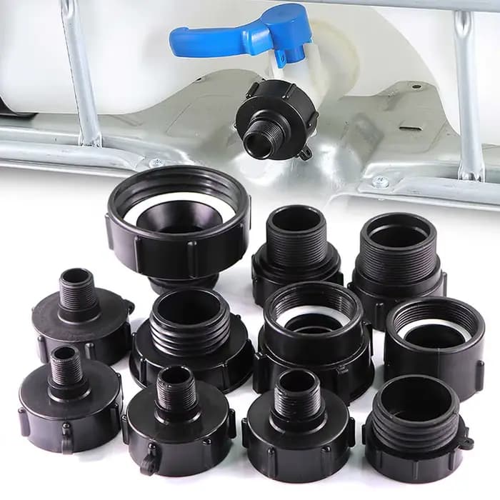 Adaptateur convertisseur de réservoir d'eau IBC 1/2 "3/4" 1 "1.5" 2 "3" 4 ", filetage fin x grossier