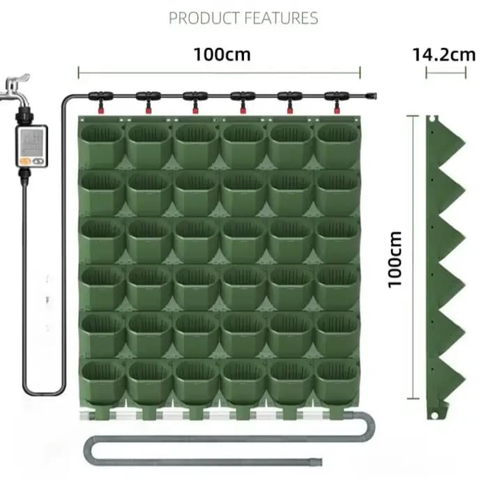 Morden plante mur Pot de fleur luxe balcon jardin Pot