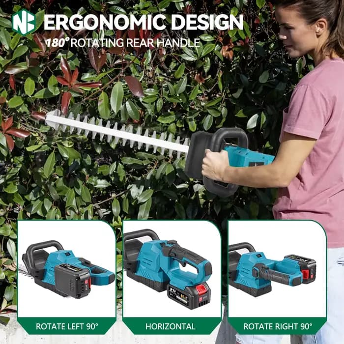 Manche pour taille-haie électrique NewBeny 180 ° Ajuste tondeuse à gazon jardin aménagement paysager
