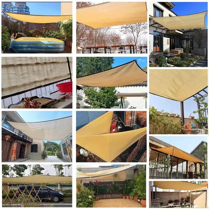 Filet pare-soleil de jardin, protection UV, pergola extérieure, pare-soleil, pare-soleil de piscine,