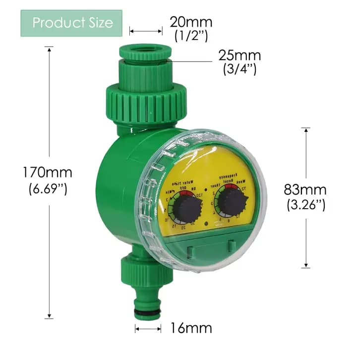 Minuterie d'eau de jardin électronique, contrôleur d'irrigation chronométré, arroseur automatique, v
