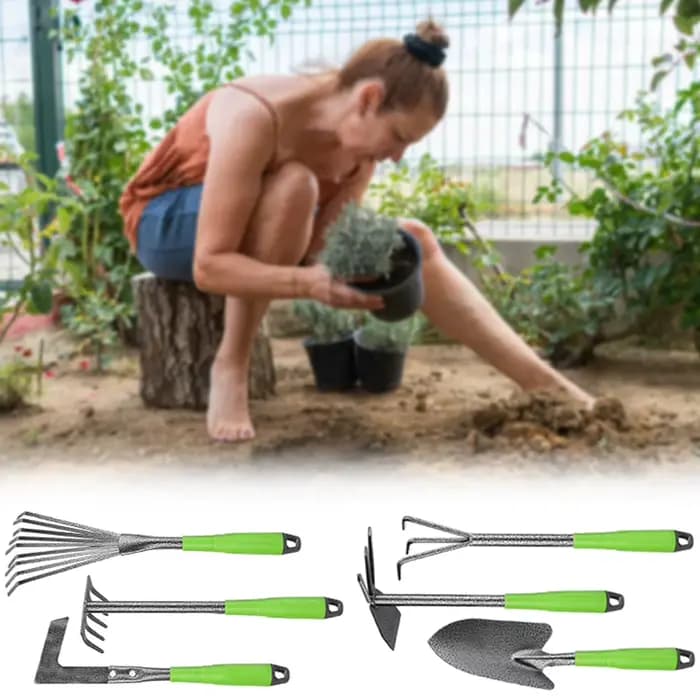 Ensemble d'outils de jardinage