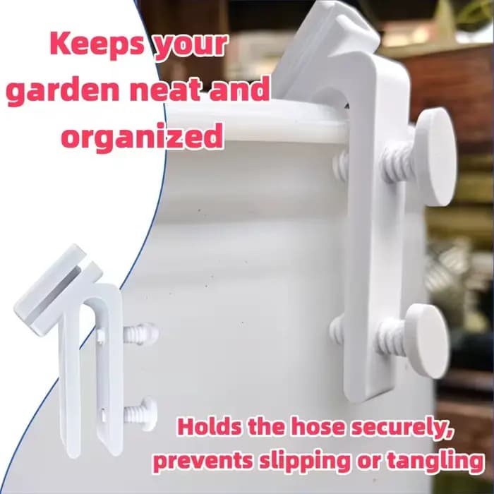 Support de tuyau d'arrosage, support de tuyau pour seau, installation facile, rangement durable pour l'organisation de la cour
