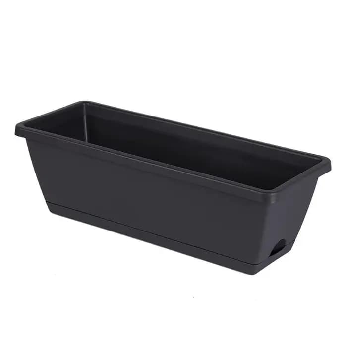 (BBQ4) Pot de culture auto-absorbant pour légumes d'intérieur avec base, trou de drainage, corde abs