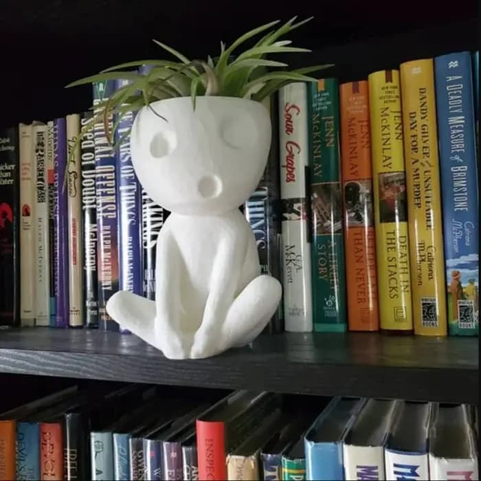 Pot de user inage Kodama pour Plantes d'Nik, Elfes des Arbres Kawaii, Petit Support de Plante à Air, Pots de Fleurs