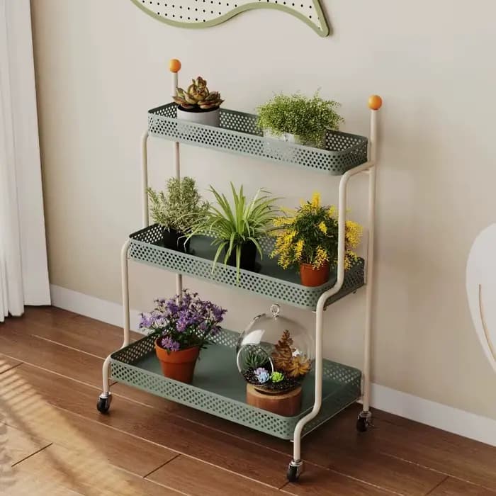 Support de présentation pour plantes d'extérieur en forme de rose, support d'angle Kawaii pour pots de fleurs, étagères de jardin, meuble de balcon