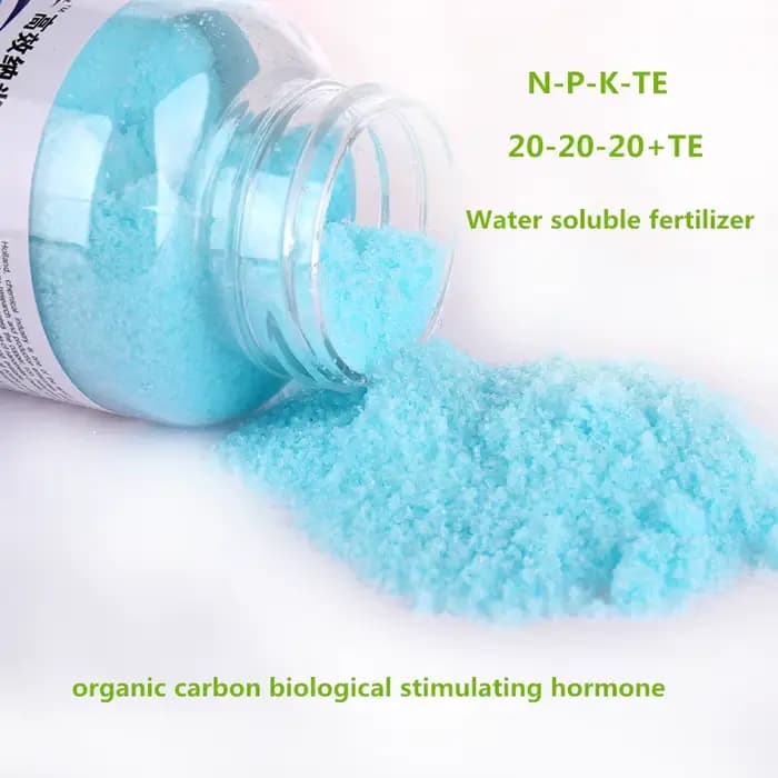 Engrais soluble dans l'eau NPK équilibré 250g 20-20-20+TE