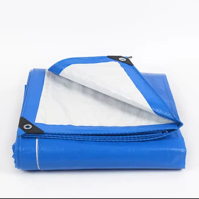 TarLII-Couverture en PE Bleu et Blanc pour Meubles de Jardin, Fleur, Étanche, Grill, Tente, Pet Hous