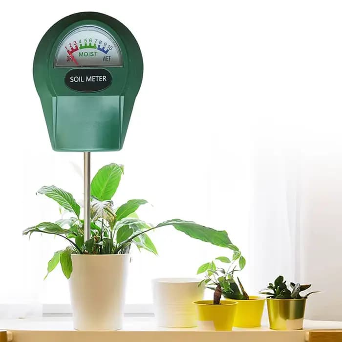 Humidimètre du sol ABS vert et Instruments de test du sol respectueux de l'environnement