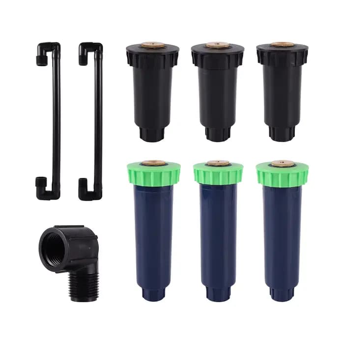 Arroseur enterré Pop-Up 90-360 degrés 1/2 "arroseur d'irrigation de pelouse à filetage femelle arros
