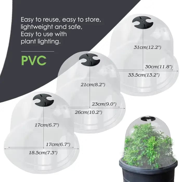 Couverture de protection des plantes réutilisable avec piquets métalliques, mini serre, couverture d