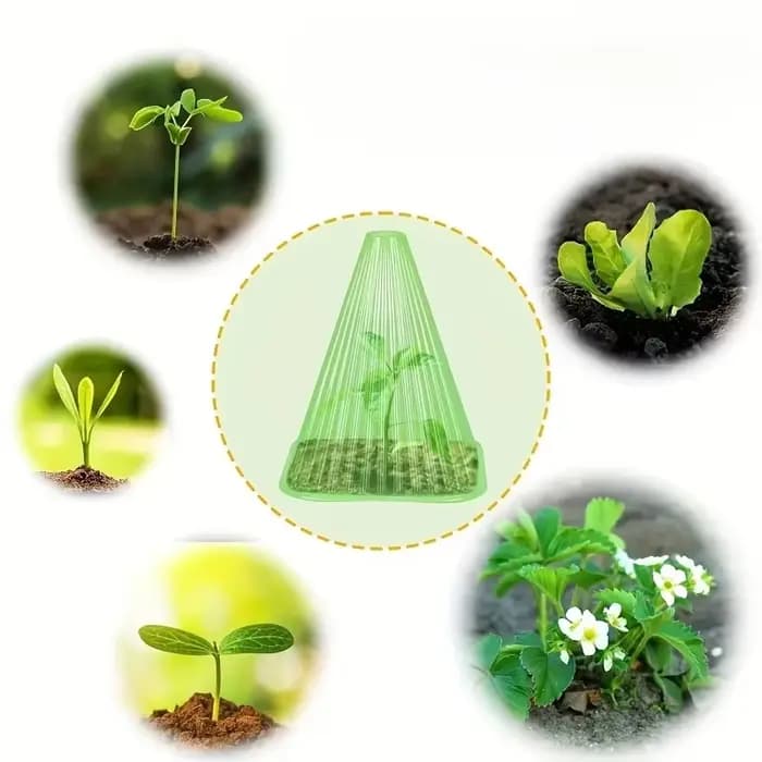 Grands couvertures réutilisables pour plantes, 20 pièces, protège les plantes des oiseaux, du gel, des escargots, Etc., fournitures de jardin transparentes et durables