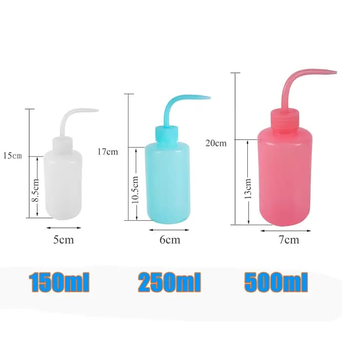 Bouteille à presser en plastique de 150/250/500ml, Pot de plantes, bouteille d'arrosage, distributeur d'huile de Sauce, diffuseur de lavage, bouteille propre