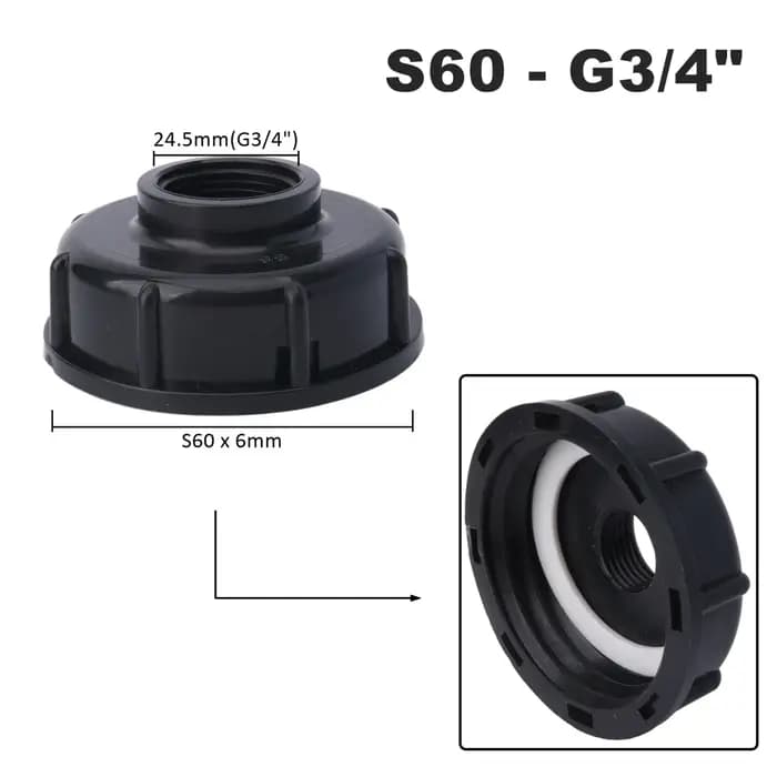 Adaptateur de réservoir IBC de 1000 litres
