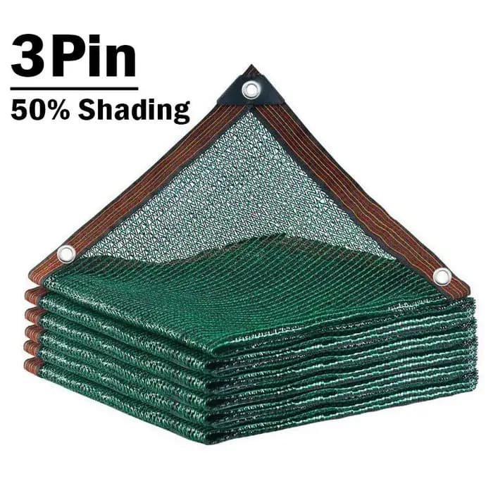 4 couleurs 3 broches 50% ombrage jardin Anti UV noir blanc vert foncé HDPE pare-soleil Net bonsaï plantes succulentes