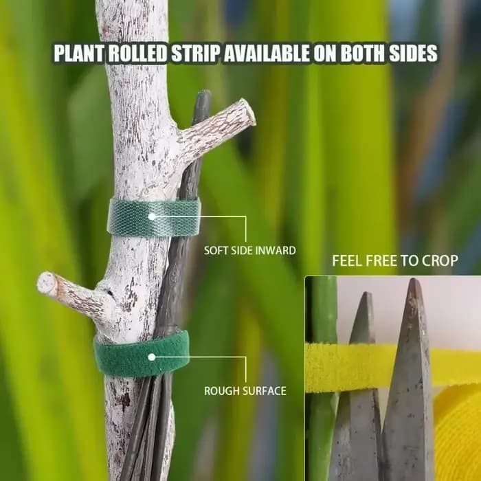 Attaches pour plantes en Nylon réutilisables, 10 rouleaux = 20M, crochet de pansement pour Support d