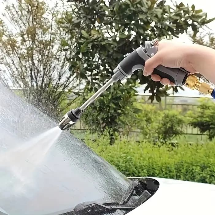 Pistolet à eau haute pression multifonction avec buse pour tuyau d'arrosage, pistolet à mousse, mach