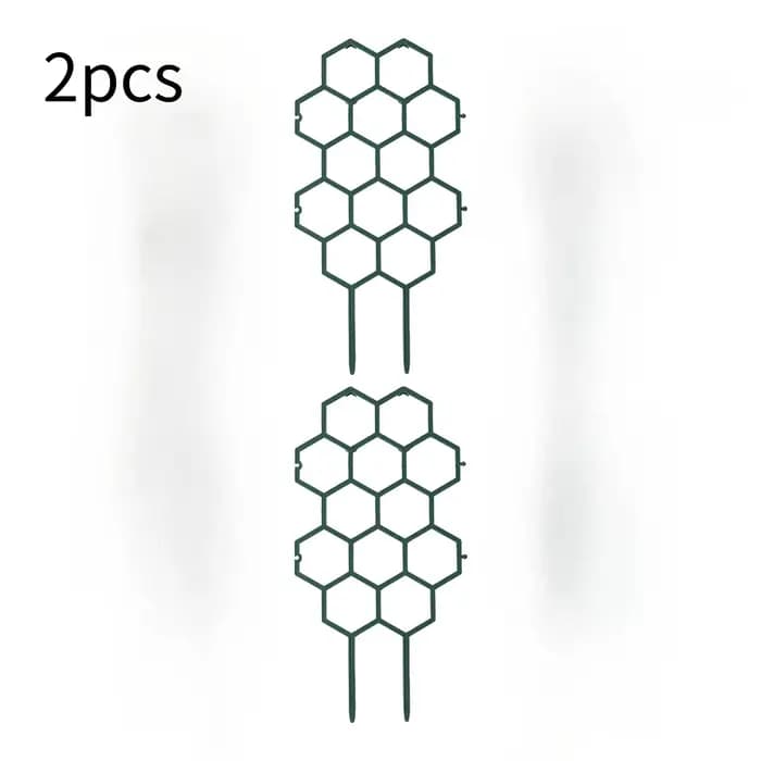 2 treillis pour plantes en forme de nid d'abeille