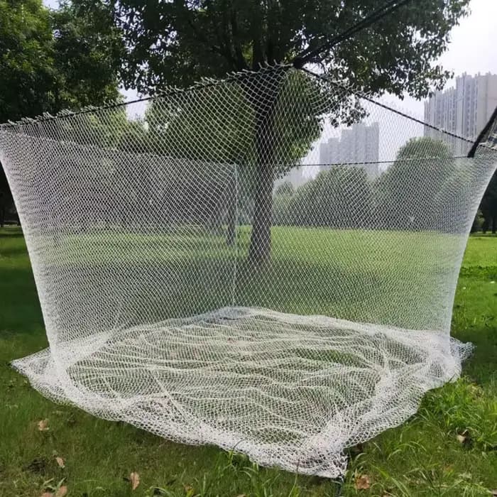 Filet en nylon blanc solide, filet de pêche en nylon, filet anti-oiseaux, filet de jardin et maille