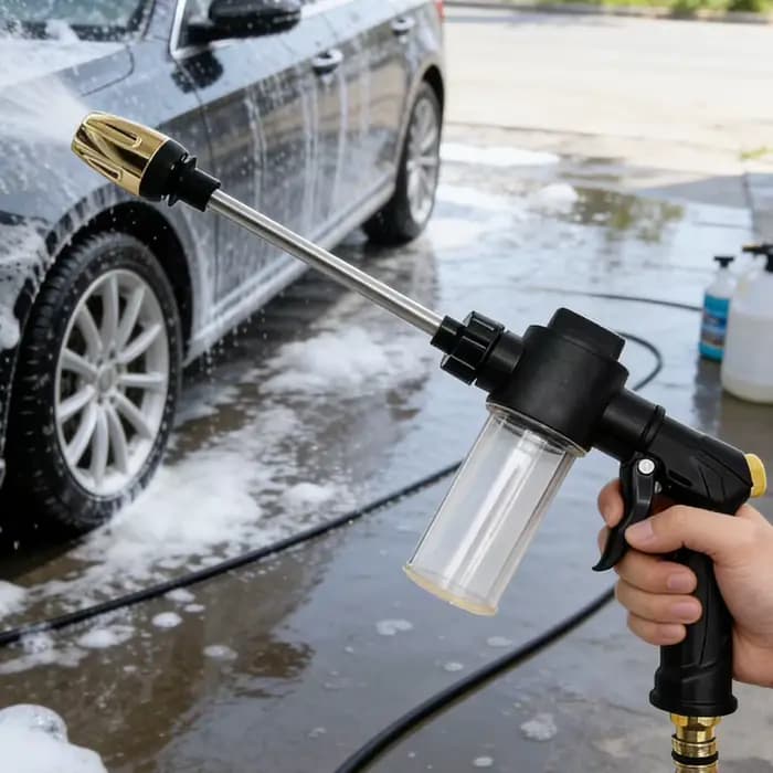 Pistolet de lavage haute pression 2026, nettoyage extérieur de camping-car, nettoyage avec lance à m