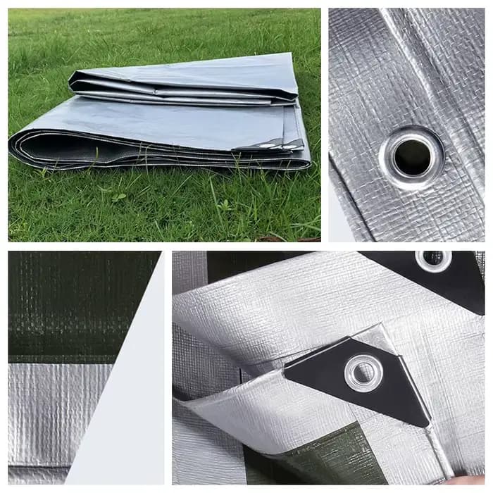 Bâche PE 0,32 mm imperméable pour extérieur, jardin, abri pour plantes, bateau, voiture, camion, auv