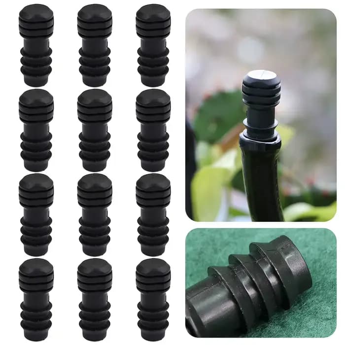 Bouchons de capuchon barbelé pour tuyau d'arrosage, système de micro d'argile, connecteur de tuyau d